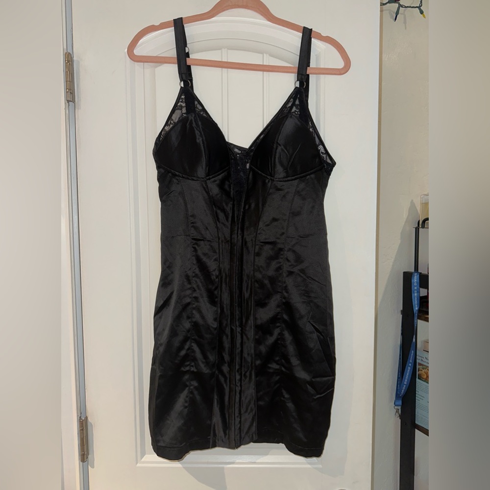 Urban outfitters Lace corset silk dress